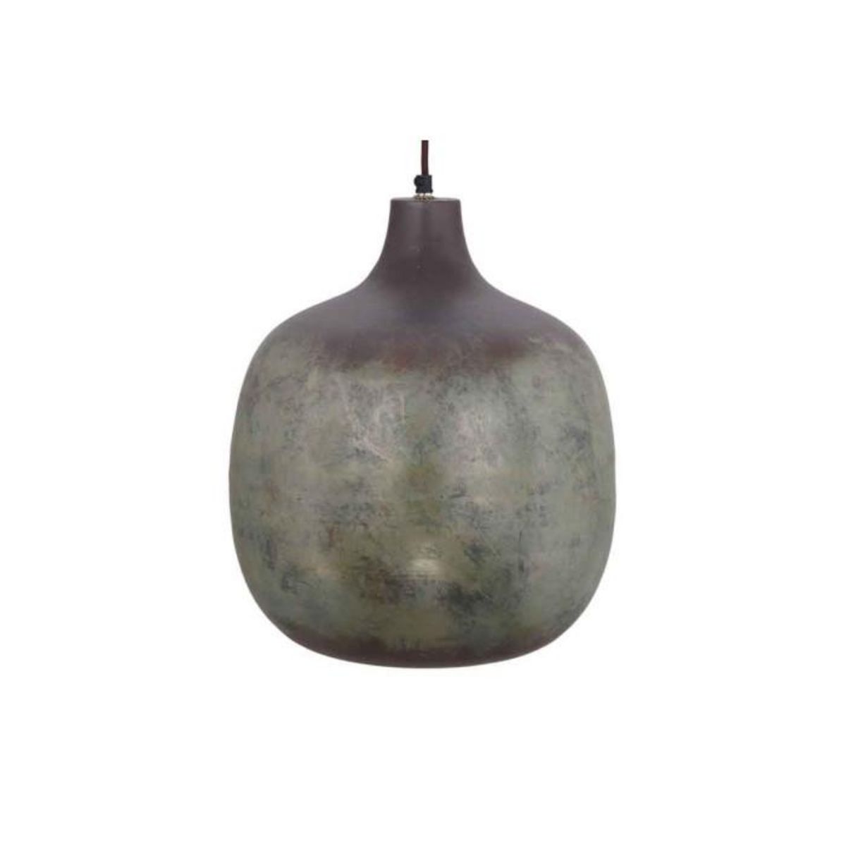 Paris Prix Lampe Suspension Design  Mican  38cm Bronze Foncé