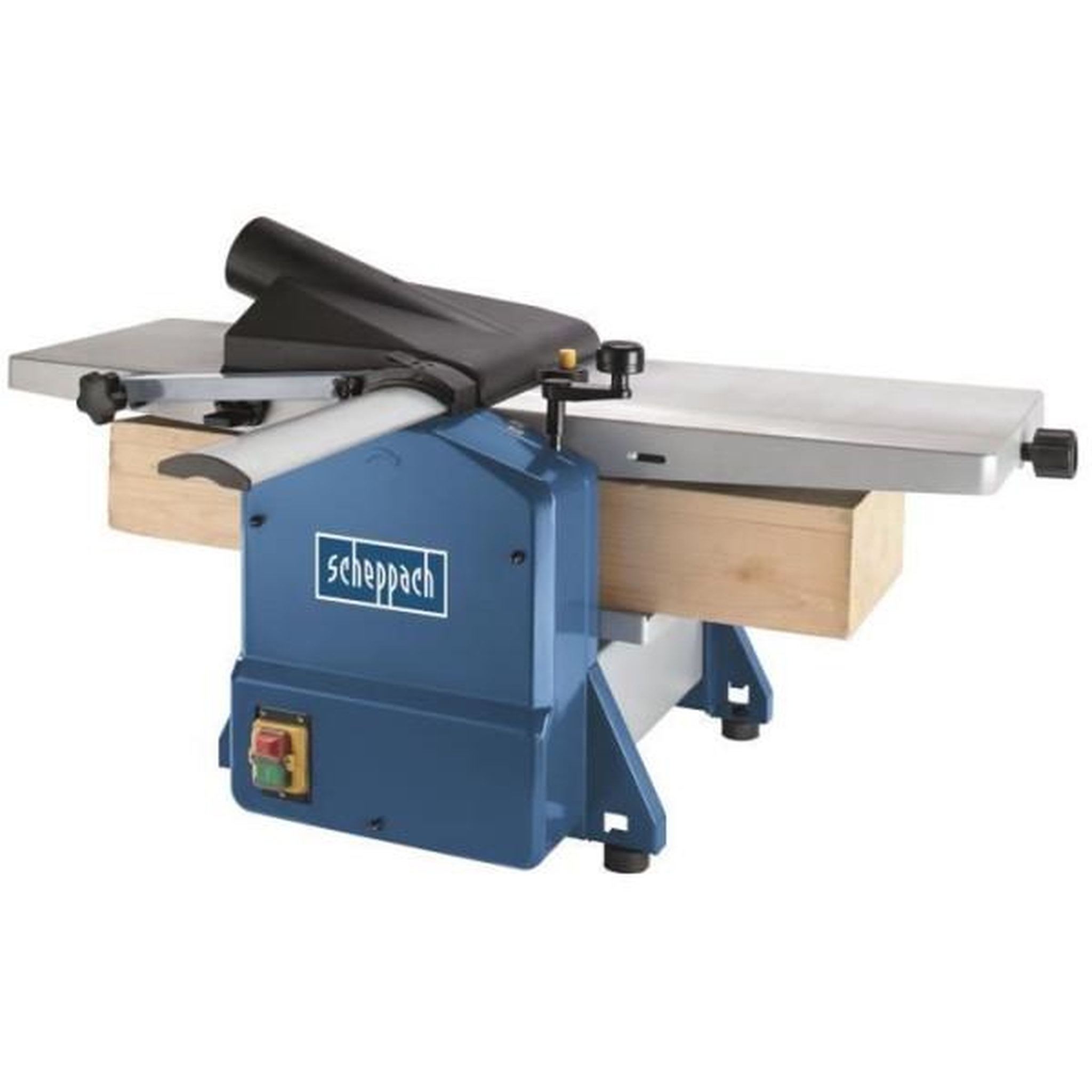 Voir la diapositive 2 : SCHEPPACH SCHEPPACH - Dégauchisseuse-Raboteuse 1500W largeur 254 mm / hauteur 120mm équipé de 2 fers en acier rapide - HMS1070