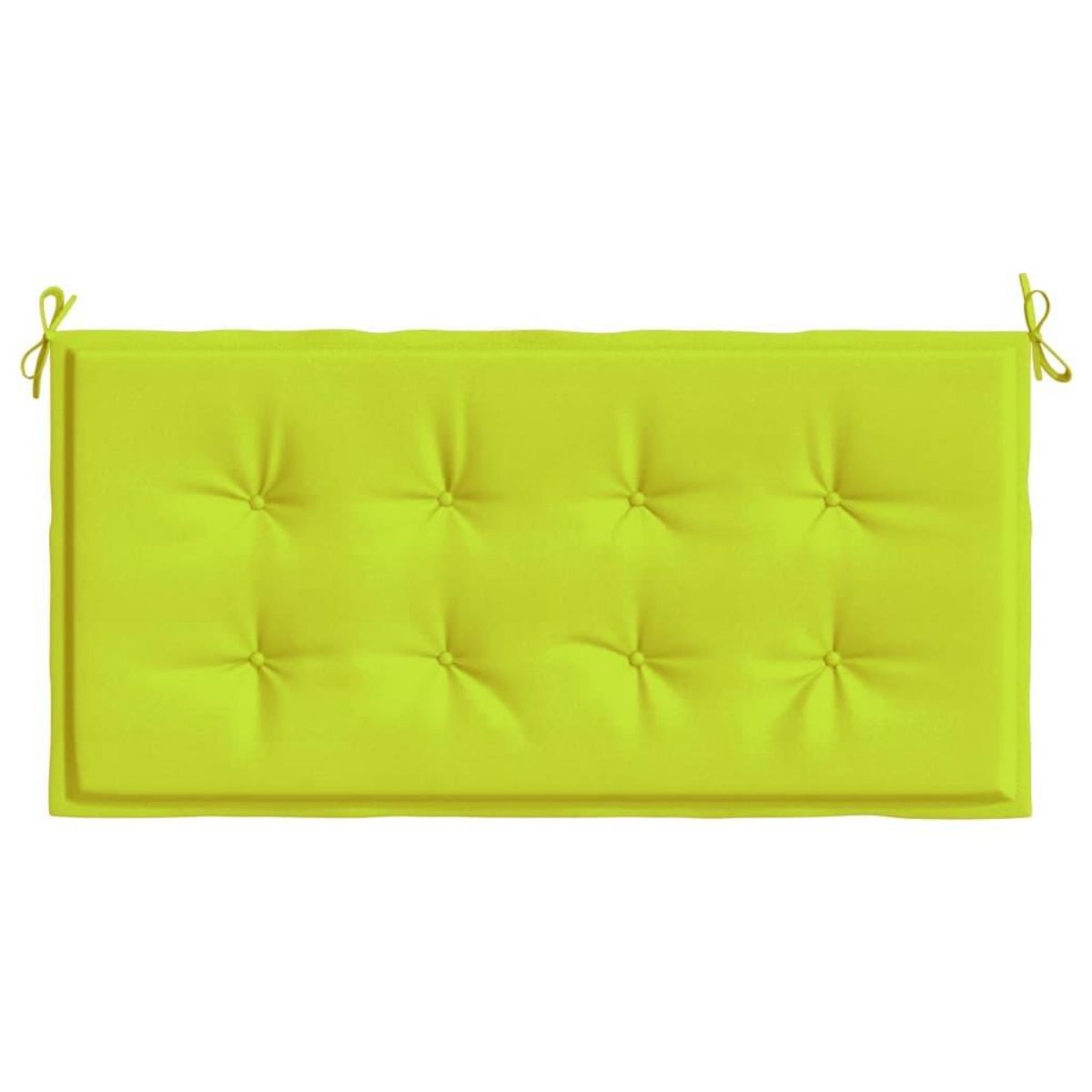 VIDAXL Coussin de banc de jardin vert brillant 100x50x3cm tissu oxford