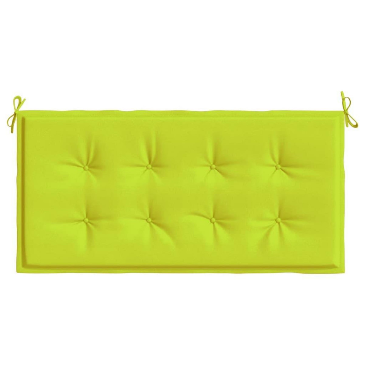 VIDAXL Coussin de banc de jardin vert brillant 100x50x3cm tissu oxford