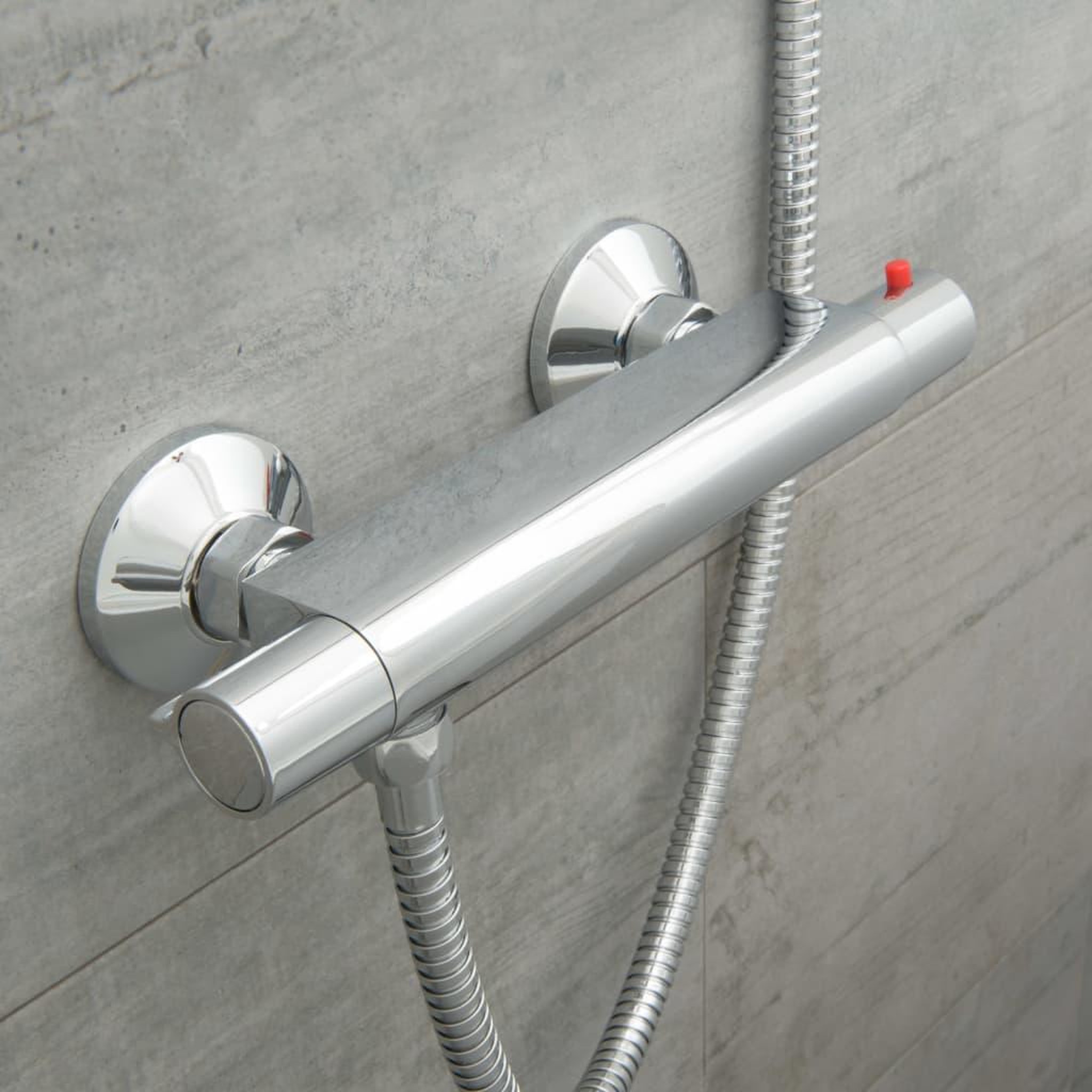 Voir la diapositive 3 : SCHUTTE SCHÜTTE Mitigeur de douche thermostatique VICO chrome