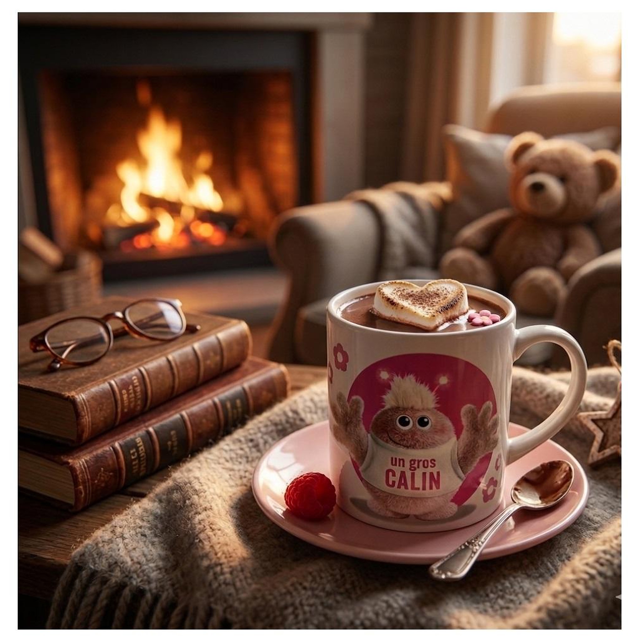 Voir la diapositive 2 : Eden Mug en céramique hugmeez juste pour toi un calin