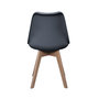 Voir la diapositive 4 : The Home Deco Factory 2 Chaises design scandinaves rembourrées Cocooning