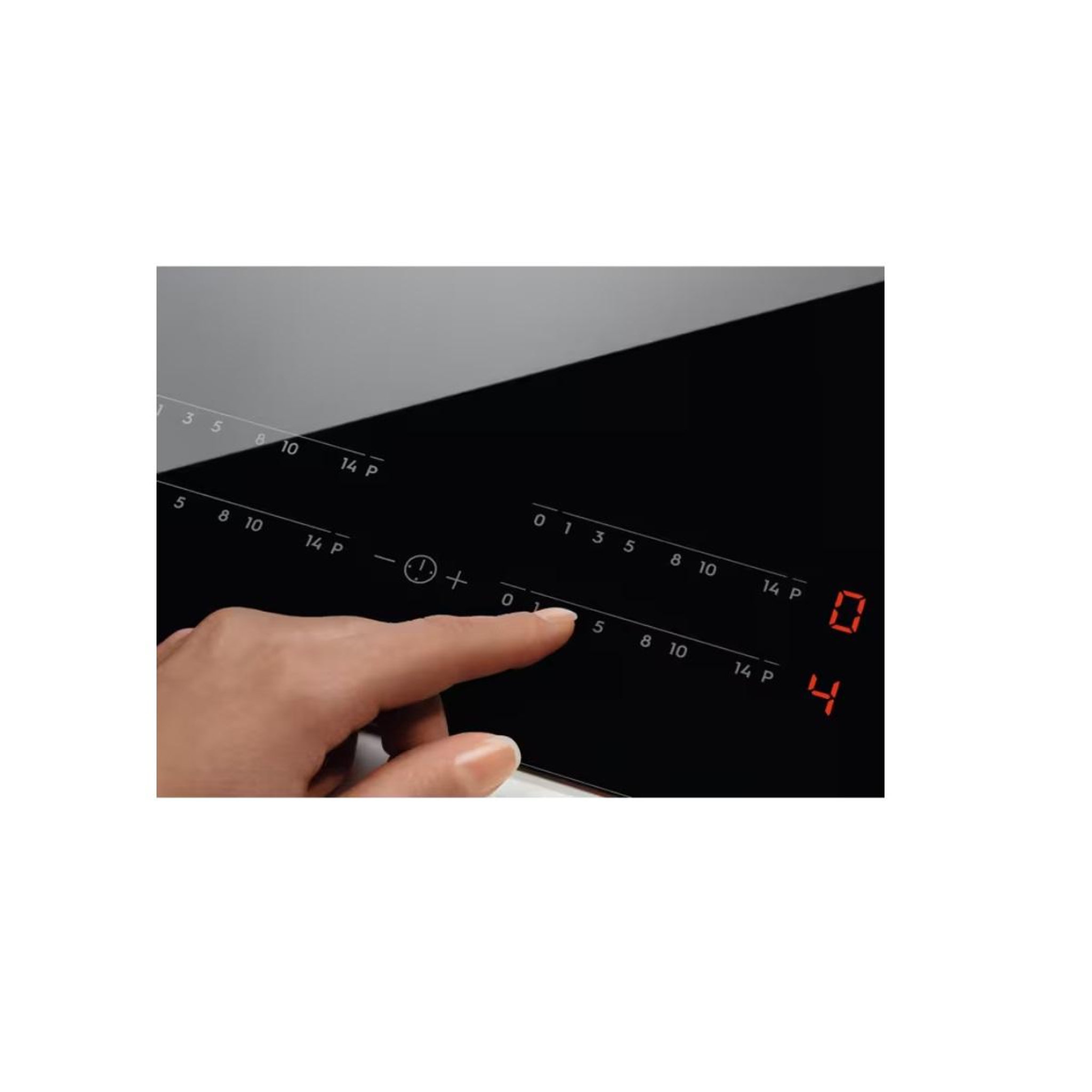 Voir la diapositive 3 : ELECTROLUX Table de cuisson à induction 60cm 3 feux 7200w noir - EIT61443B-NEW