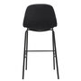 Voir la diapositive 6 : TOILINUX Lot de 2 chaises de bar GIULIA - Noir