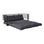 Voir la diapositive 1 : KARUP DESIGN Canapé banquette futon structure noire matelas futon FUNK SOFA