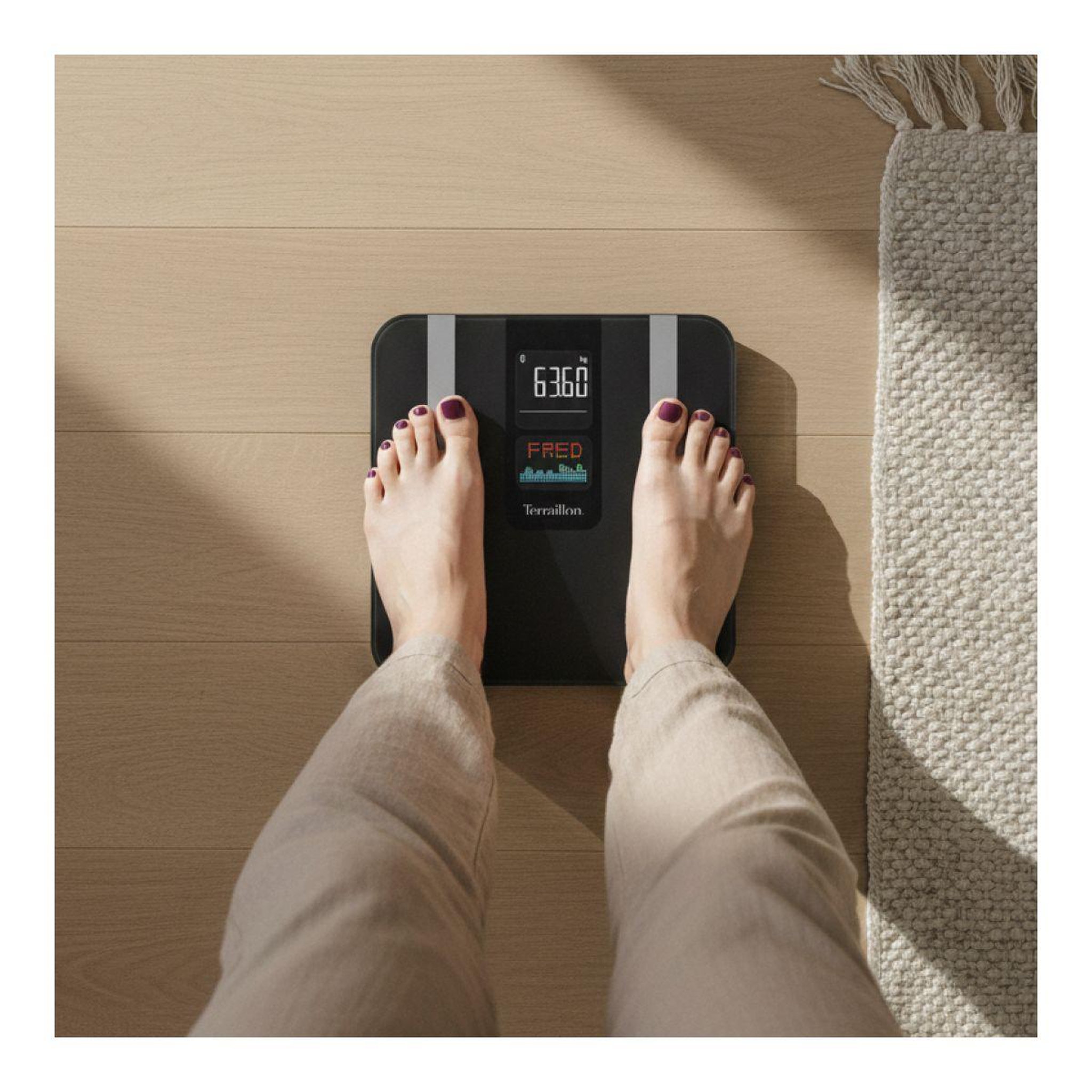 Voir la diapositive 2 : Terraillon Pèse personne impédancemètre body color connect