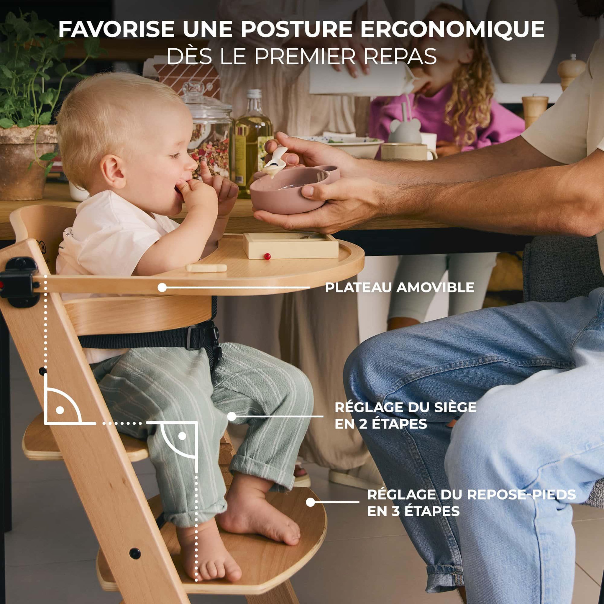 Voir la diapositive 5 : KINDERKRAFT Enock calmee pratique et confortable