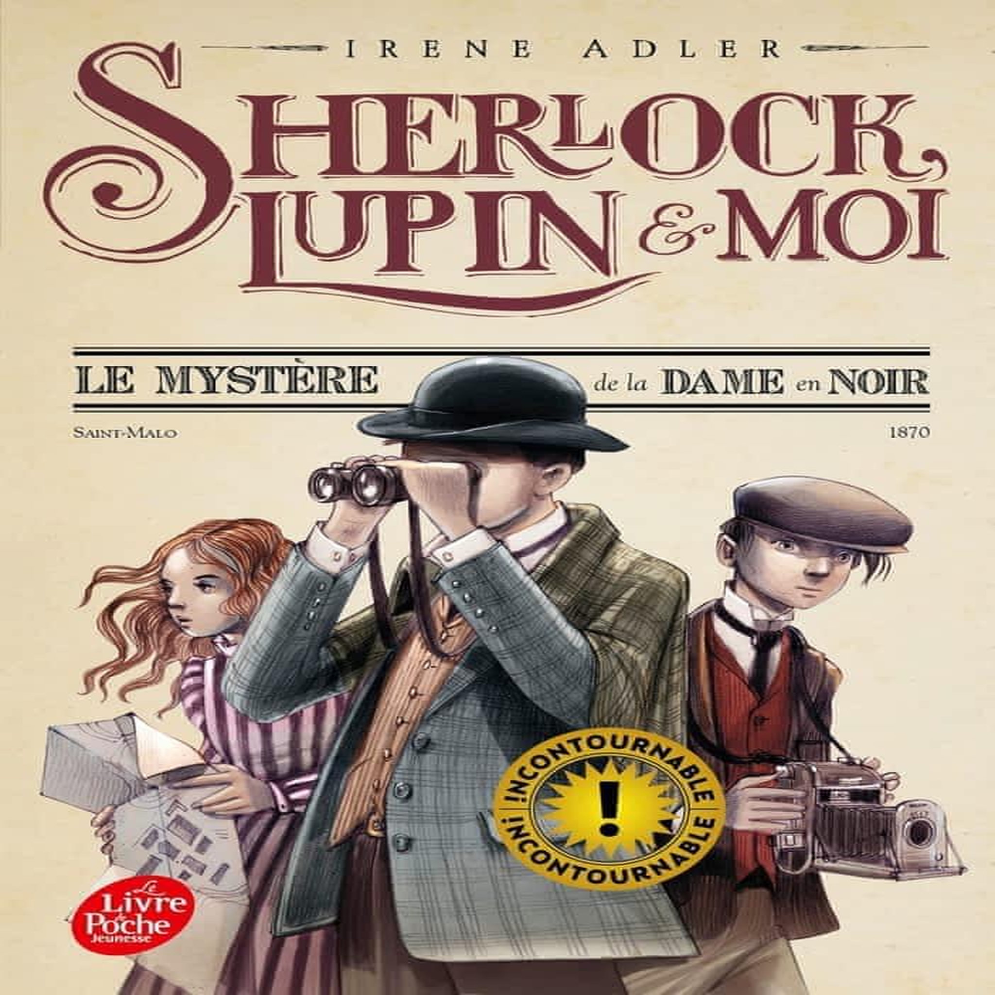 SHERLOCK, LUPIN ET MOI TOME 1 : LE MYSTERE DE LA DAME EN NOIR, Adler Irene