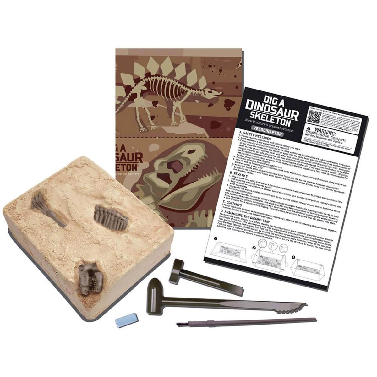 4M Déterre ton dino : Vélociraptor