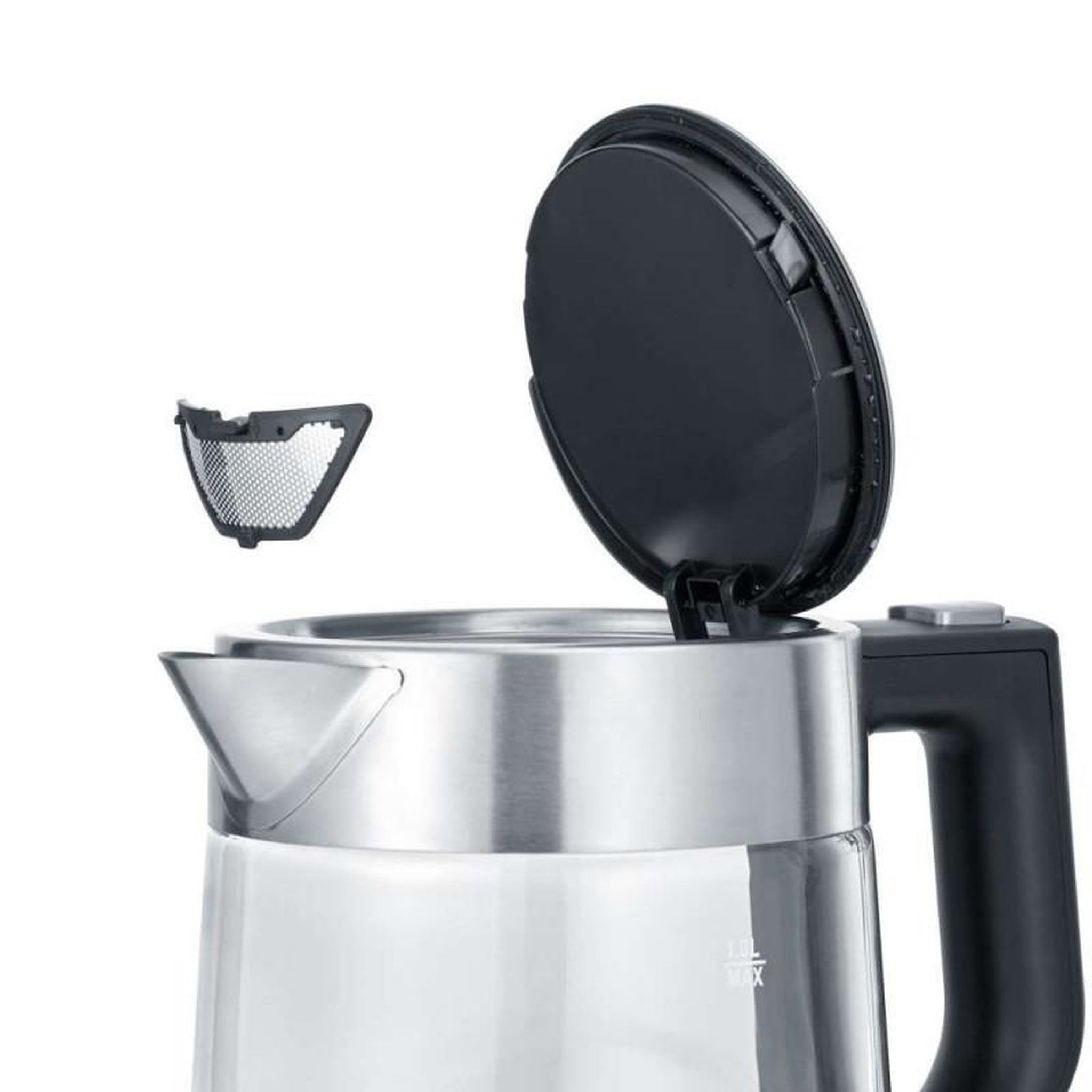 Voir la diapositive 5 : SEVERIN Bouilloire sans fil 1l 2200w verre/inox - wk3468
