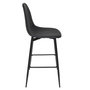 Voir la diapositive 4 : Paris Prix Lot de 2 Chaises de Bar  Amber  106cm Noir