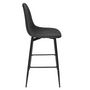 Voir la diapositive 4 : Paris Prix Lot de 2 Chaises de Bar  Amber  106cm Noir