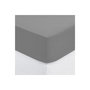 Voir la diapositive 2 : ATMOSPHERA Drap Housse  Intérieur  90x190cm Gris
