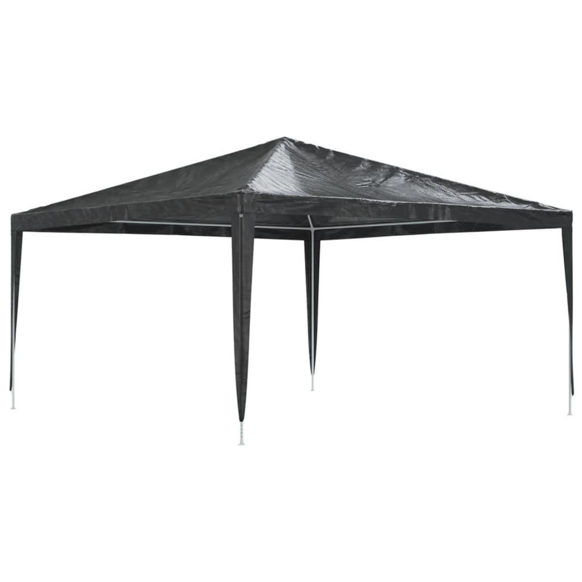 VIDAXL Tente de reception professionnelle 4x4 m Anthracite 90 g/m^2