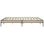 Voir la diapositive 5 : VIDAXL Cadre de lit sans matelas chene sonoma 200x200 cm