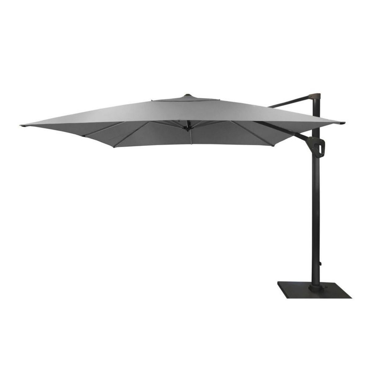 Proloisirs Parasol déporté Elios FULL LED alu/novasun - chiné clair 3 x 3 m