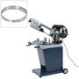 Voir la diapositive 1 : VIDAXL Scie a ruban avec base solide Metal 230 V
