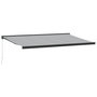 Voir la diapositive 2 : VIDAXL Auvent retractable anthracite et blanc 5x3 m tissu et aluminium