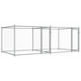 Voir la diapositive 2 : VIDAXL Cage pour chien avec portes gris 4x2x1,5 m acier galvanise
