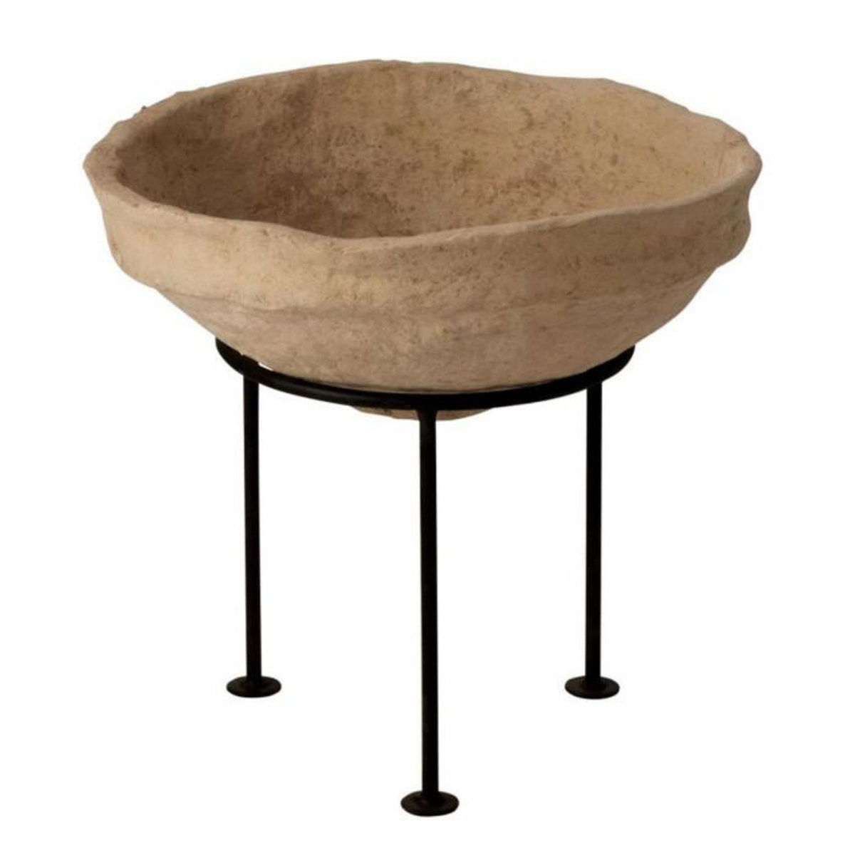 Paris Prix Coupelle Déco sur Pied  Chad  45cm Naturel