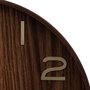 Voir la diapositive 3 : ATMOSPHERA Horloge en bois - Diam 55 cm - Marron