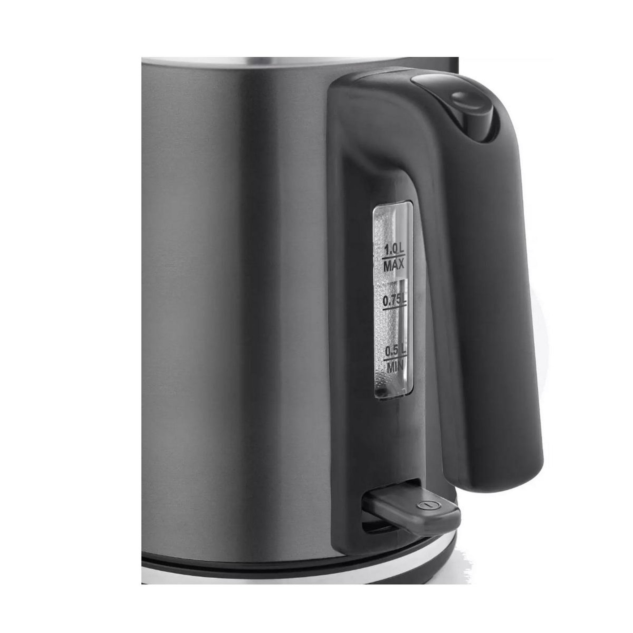 Voir la diapositive 2 : SEVERIN Bouilloire sans fil 1l 2400w noir/inox - wk9342