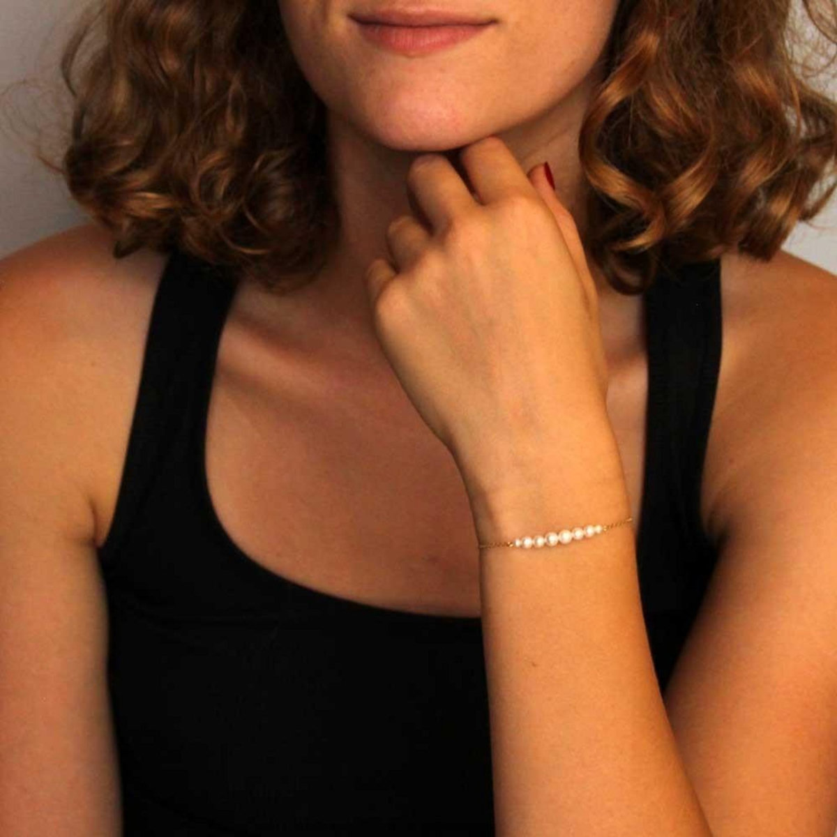 L'ATELIER D'AZUR Bracelet Or et Perles - Femme