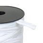 Voir la diapositive 2 : LINXOR Bobine de lien en lycra avec mandrin - 150 m - Blanc