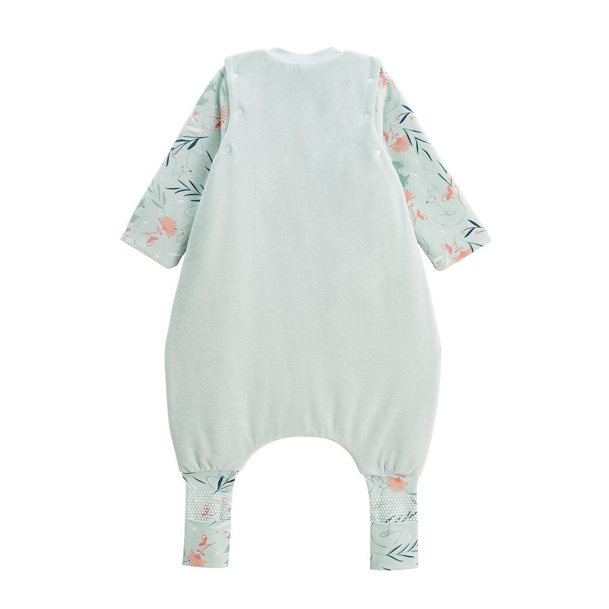 Petit Béguin Turbulette TOG2 en velours avec pieds retroussables et manches amovibles Dina