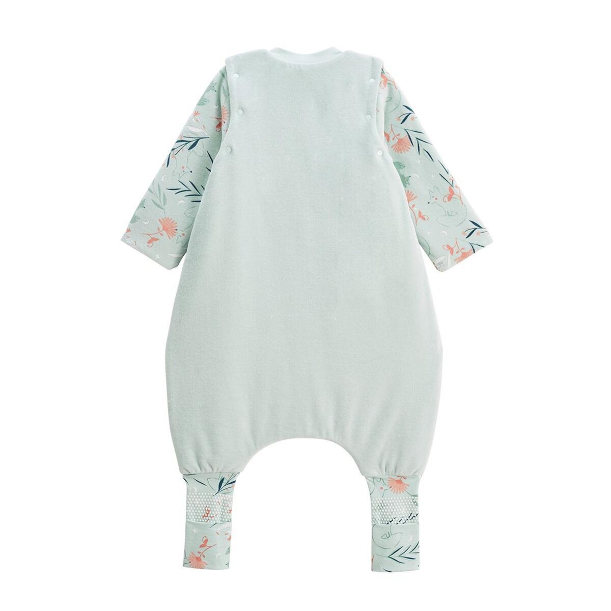 Petit Béguin Turbulette TOG2 en velours avec pieds retroussables et manches amovibles Dina