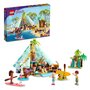 LEGO Friends 41700 Camping Glamour à La Plage, Jouet pour Filles et Garçons dès 6 ans