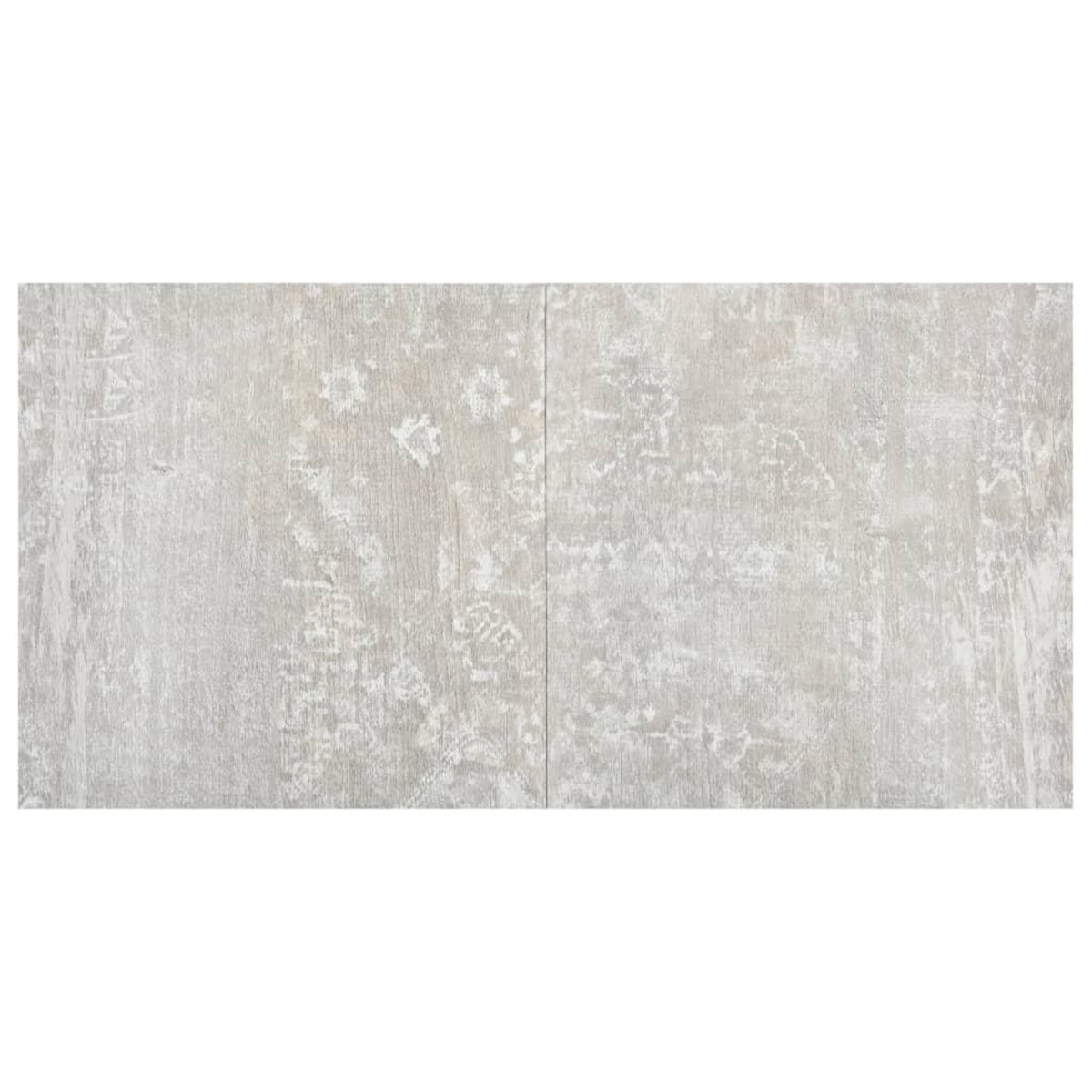 VIDAXL Dalles de plancher autoadhesives 55 pcs PVC 5,11 m² gris clair