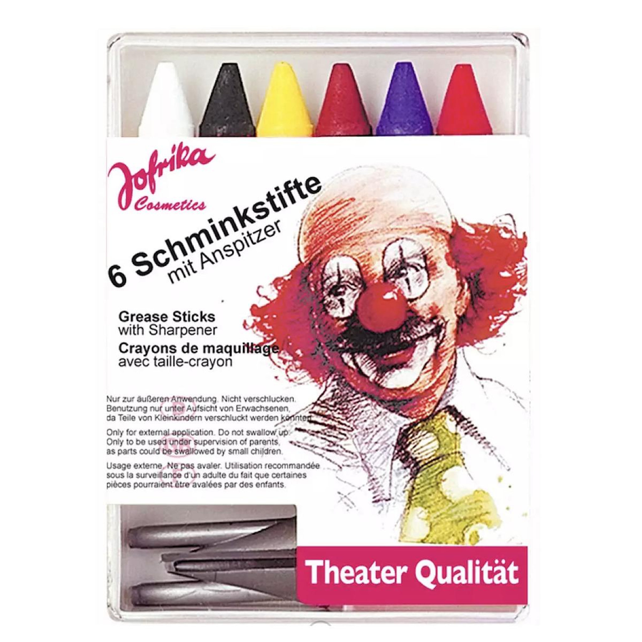 DTM stylos de maquillage de theatre par 6 - Graine creative