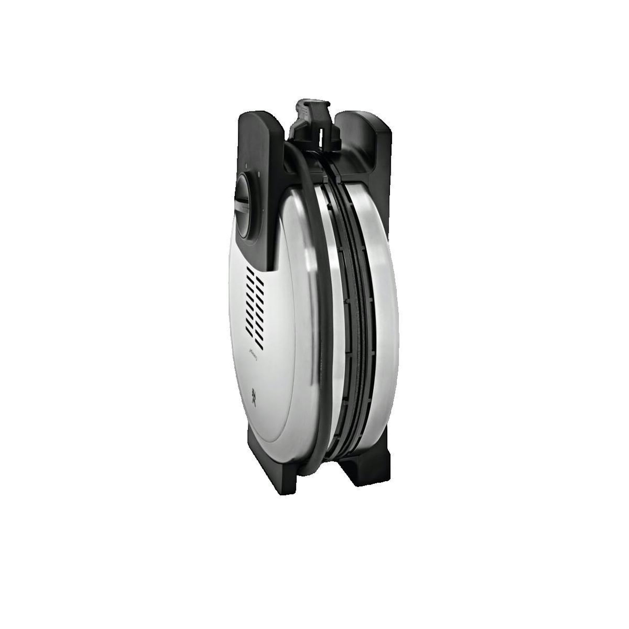 Voir la diapositive 3 : WMF Gaufrier WMF Lono Noir et Chrome 5 gaufres cœur