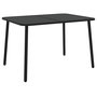 Voir la diapositive 2 : VIDAXL Table de jardin anthracite 110x80x71 cm acier