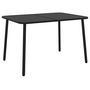Voir la diapositive 2 : VIDAXL Table de jardin anthracite 110x80x71 cm acier