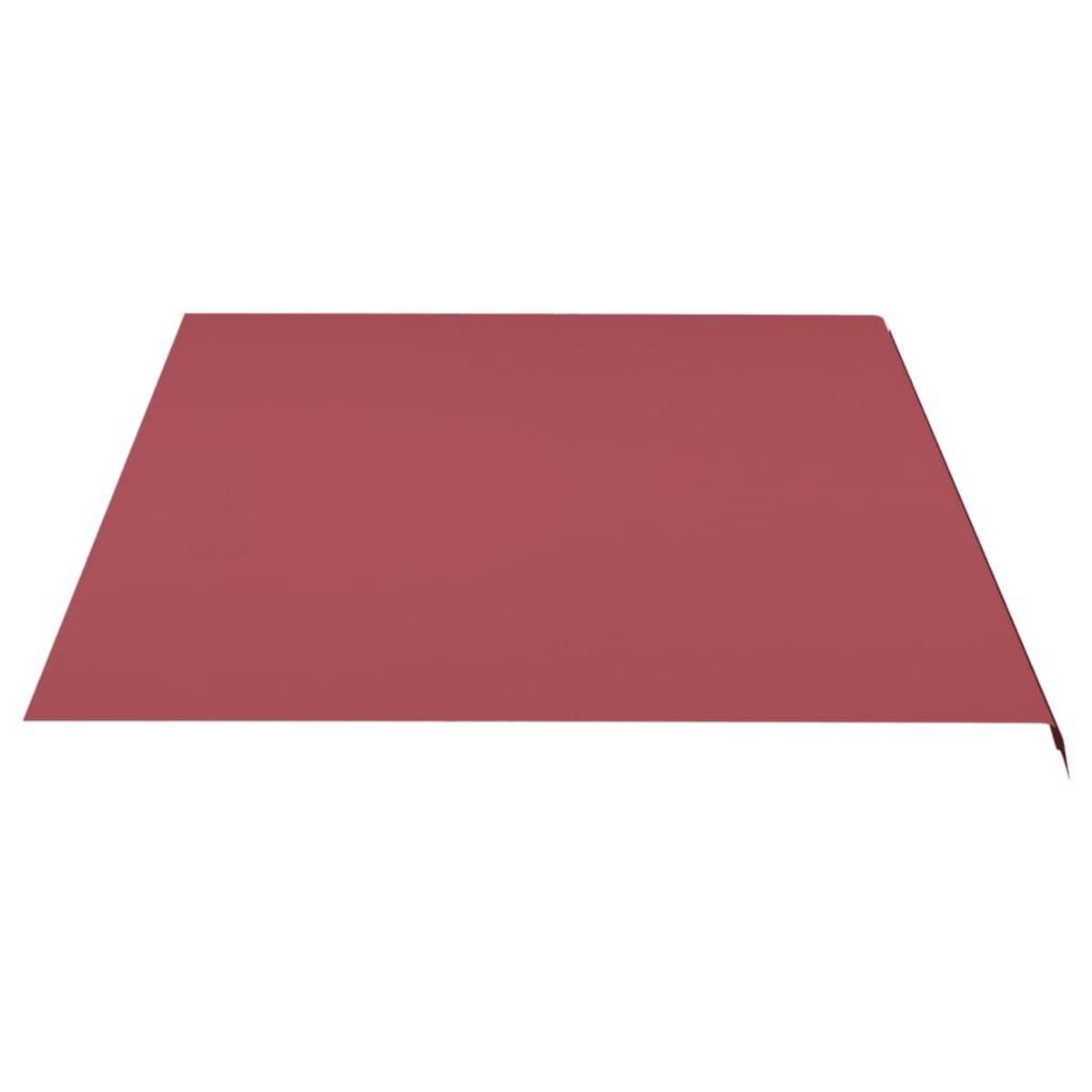 VIDAXL Tissu de remplacement pour auvent Bordeaux rouge 5x3,5 m