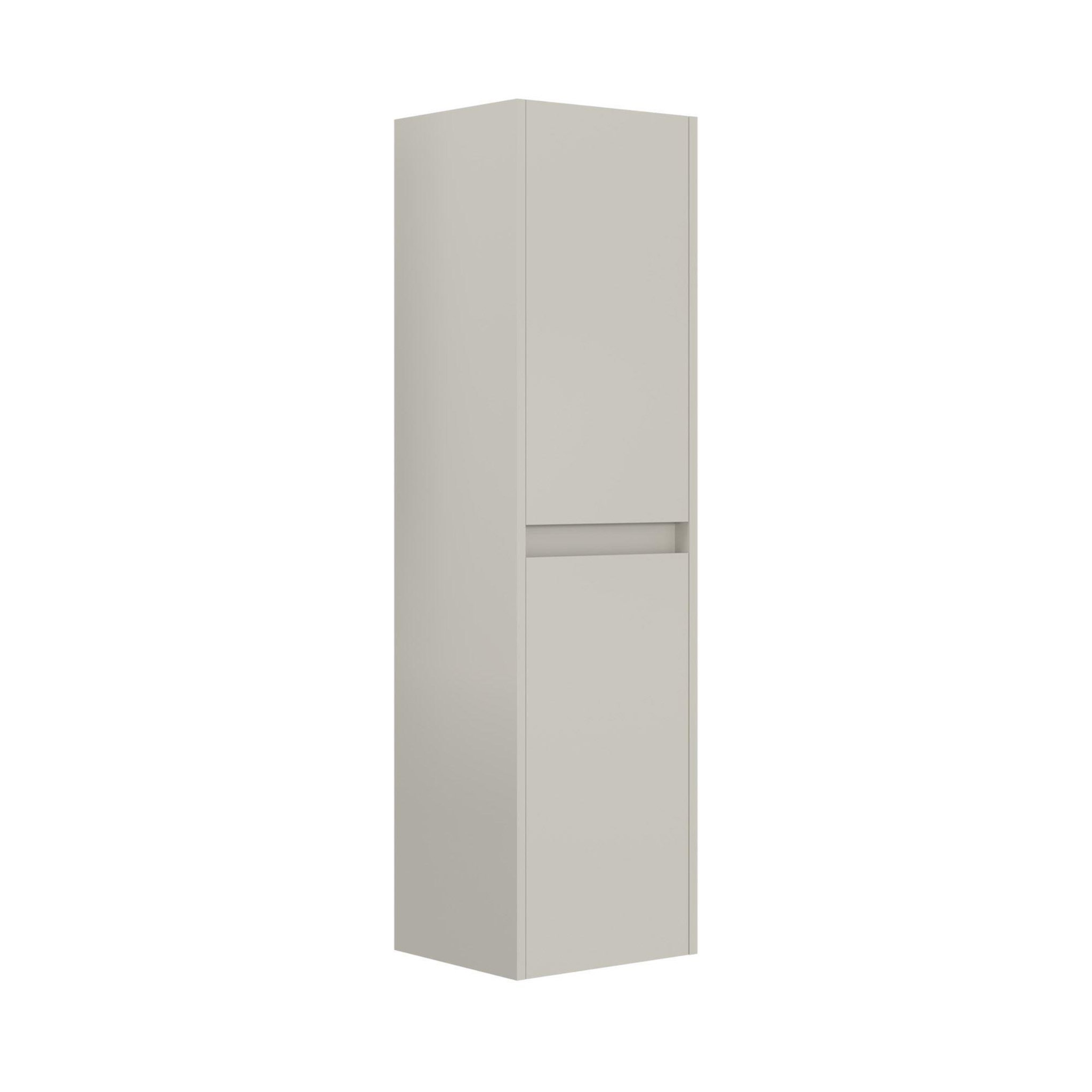 Habitat et Jardin Armoire de Salle de Bain  Arno 40  - 40 x 27 x 138 cm - Cashmere