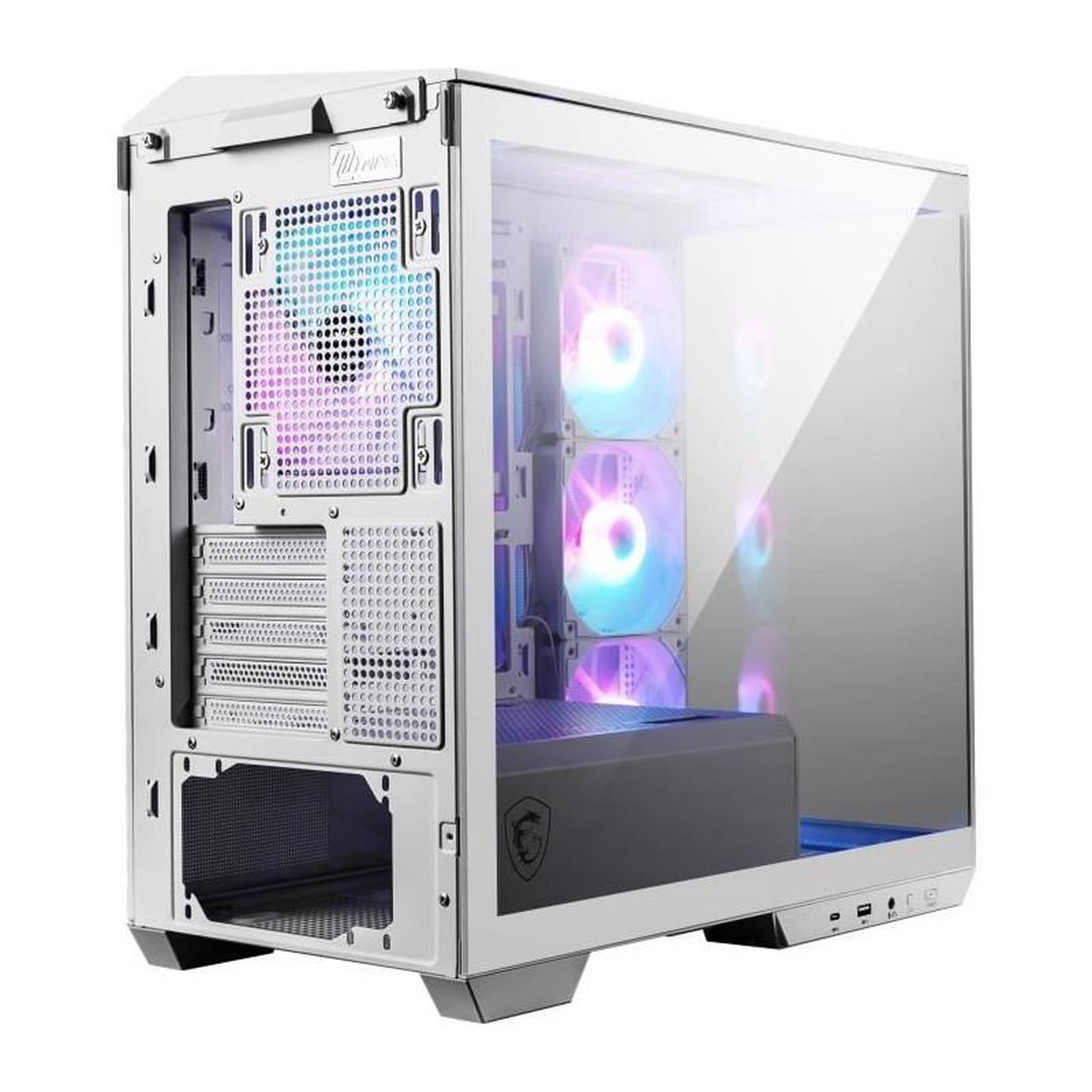 Voir la diapositive 4 : MSI Boîtier PC - MSI - MAG PANO M100R PZ - Blanc