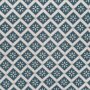 Voir la diapositive 2 : ATMOSPHERA Nappe anti-tache ethnique Tikal - L. 240 x l . 140 cm - Bleu