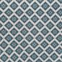 Voir la diapositive 2 : ATMOSPHERA Nappe anti-tache ethnique Tikal - L. 240 x l . 140 cm - Bleu