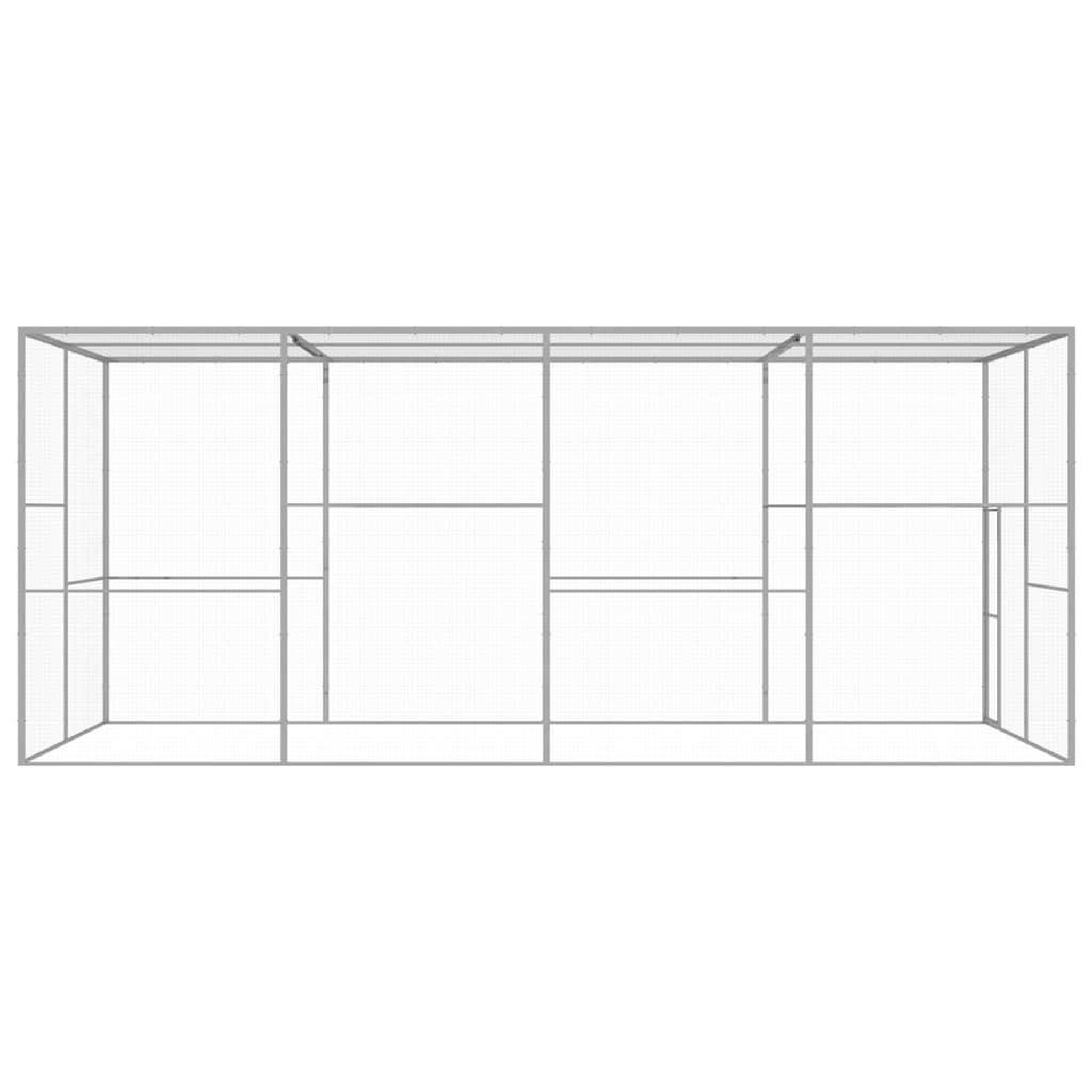 Voir la diapositive 3 : VIDAXL Cage pour chat 6x3x2,5 m Acier galvanise