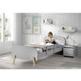 Voir la diapositive 2 : Paris Prix Table de Chevet Enfant  Kiddy  40cm Gris