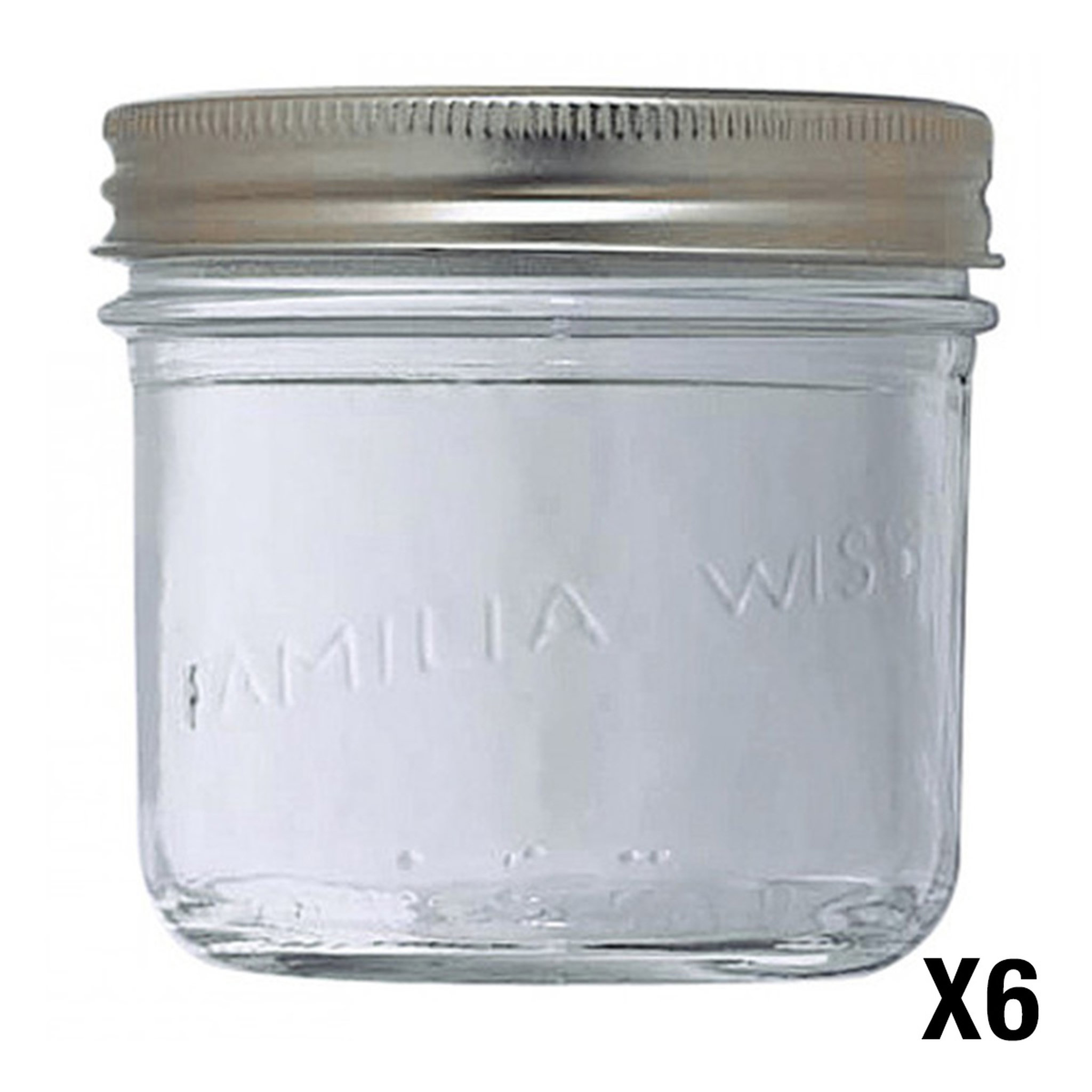 LE PARFAIT Lot de 6 terrines en verre 500 g FAMILIA WISS
