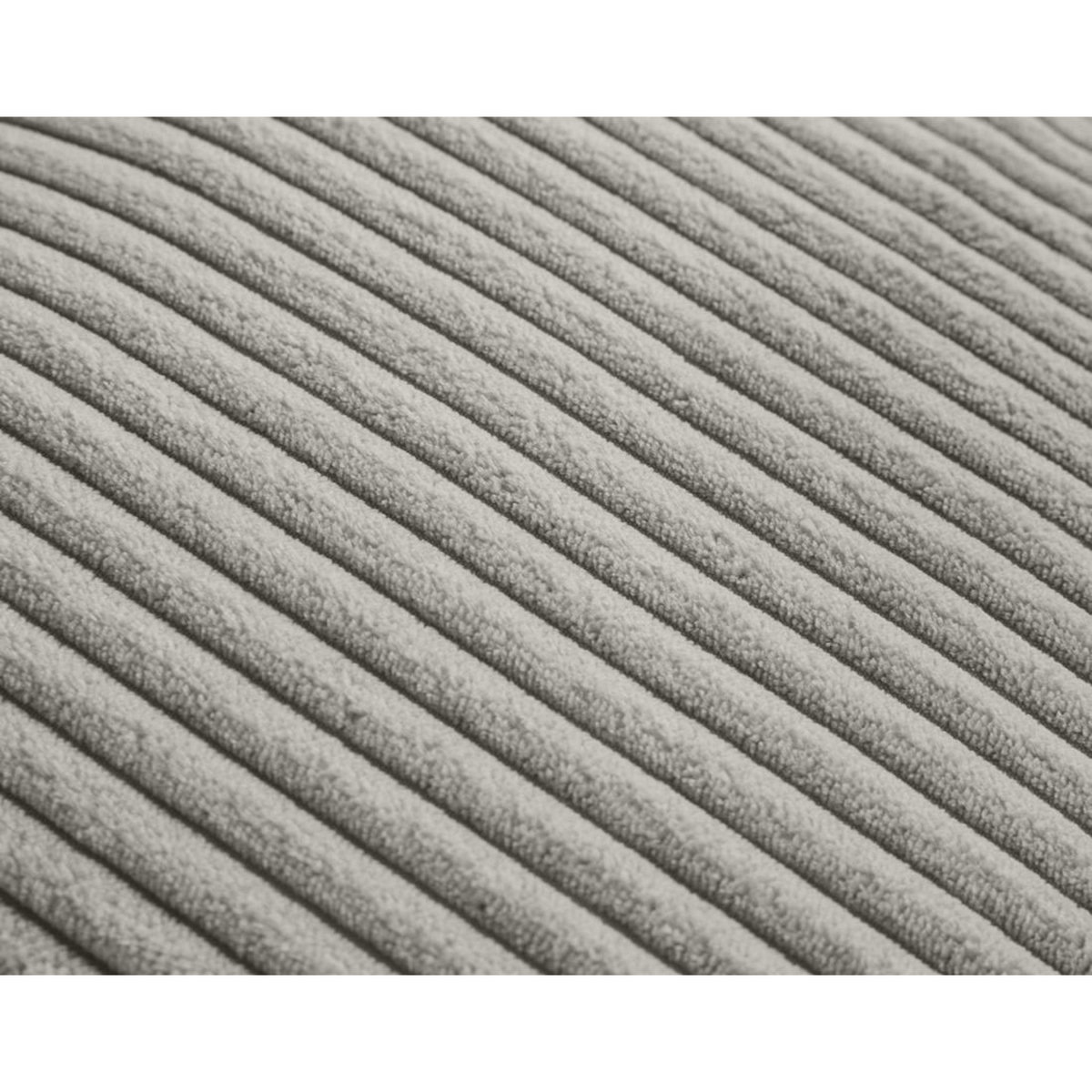 LISA DESIGN Garance - module d'assise 3 places avec accoudoir gauche - en velours côtelé