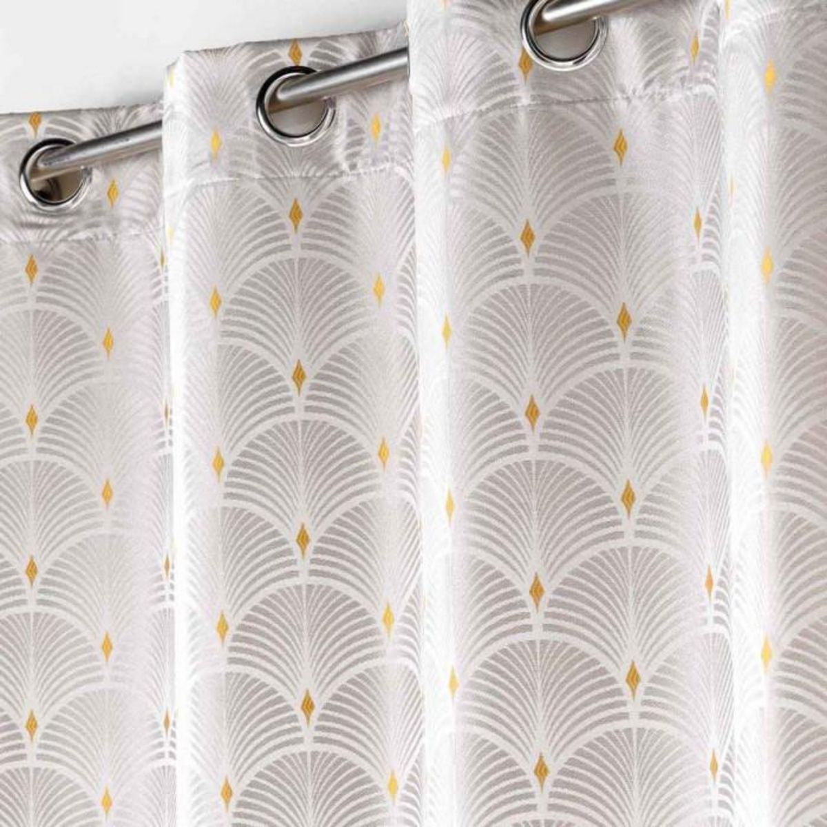 Paris Prix Rideau à Œillets  Cadence  140x260cm Jaune