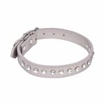 Paris Prix Collier Fantaisie pour Chien  Strass  45cm Gris