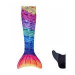 KUAKI MERMAIDS Queue De Sirene Avec Monopalme Aquaris Arc-En-Ciel L