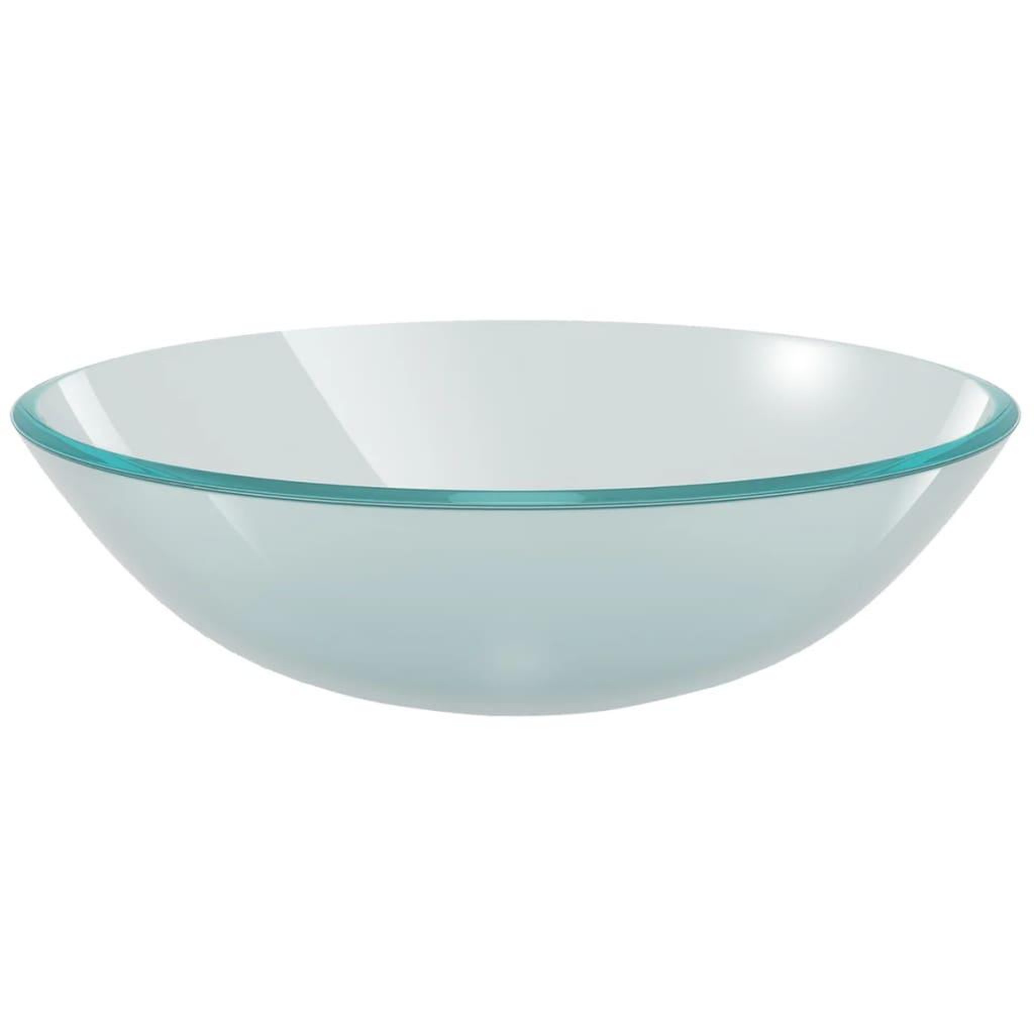 Voir la diapositive 2 : VIDAXL Lavabo Verre trempe 42 cm Givre